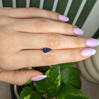1.28 Ct. Blue Sapphire from Ceylon (Sri Lanka) Life Style