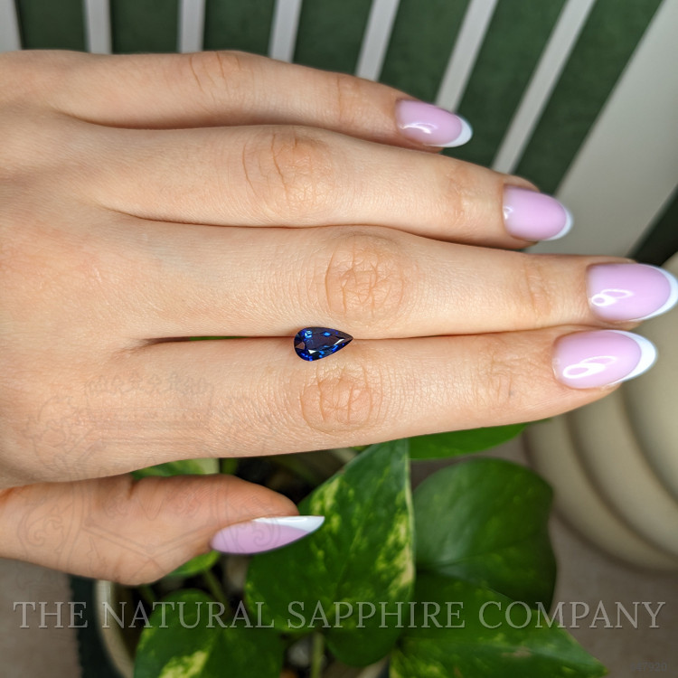 1.28 Ct. Blue Sapphire from Ceylon (Sri Lanka)