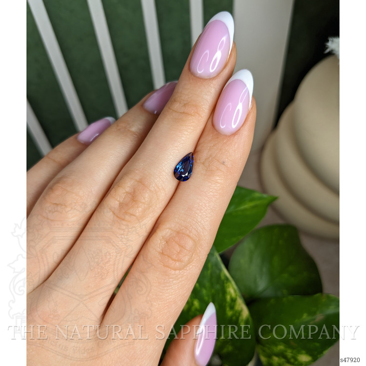 1.28 Ct. Blue Sapphire from Ceylon (Sri Lanka)