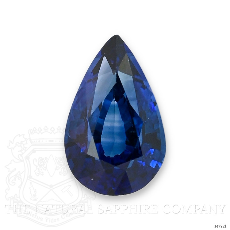 0.91 Ct. Blue Sapphire from Ceylon (Sri Lanka)