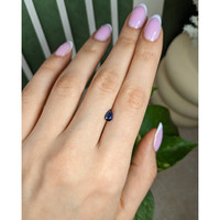 0.91 Ct. Blue Sapphire from Ceylon (Sri Lanka) Life Style