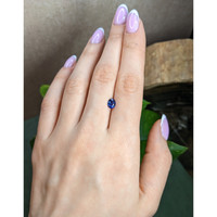 0.96 Ct. Blue Sapphire from Ceylon (Sri Lanka) Life Style