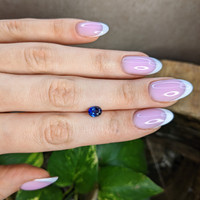 0.96 Ct. Blue Sapphire from Ceylon (Sri Lanka) Life Style