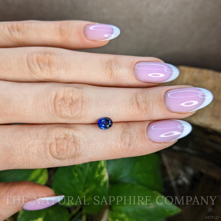 0.96 Ct. Blue Sapphire from Ceylon (Sri Lanka)