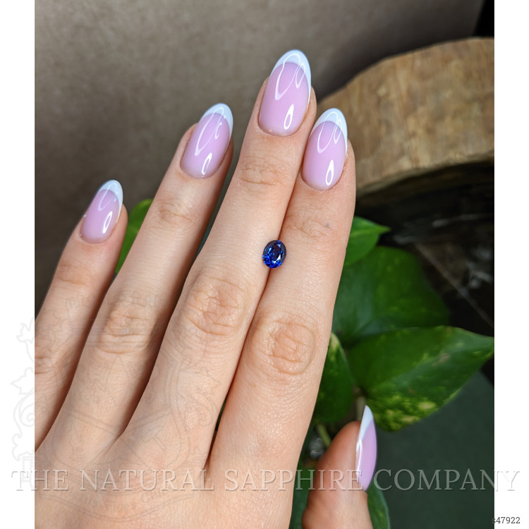 0.96 Ct. Blue Sapphire from Ceylon (Sri Lanka)