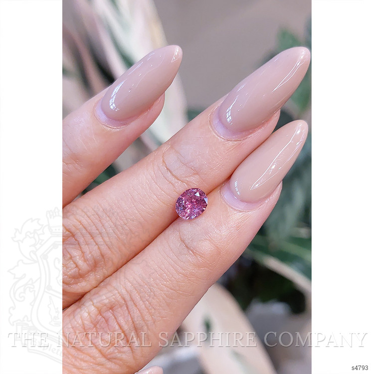 1.04 Ct. Reddish Pink Sapphire from Tanzania