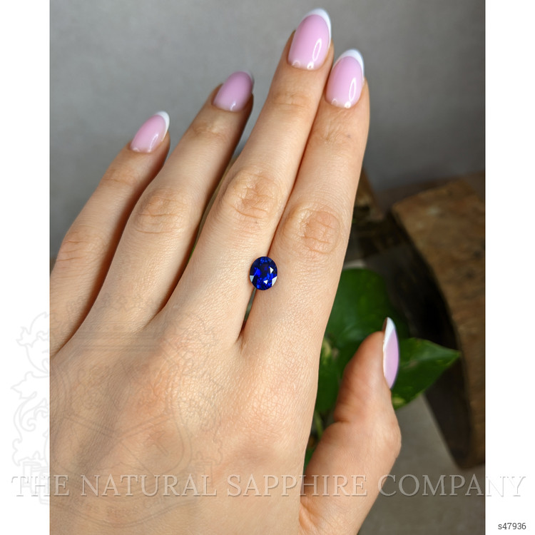 2.02 Ct. Blue Sapphire from Ceylon (Sri Lanka)