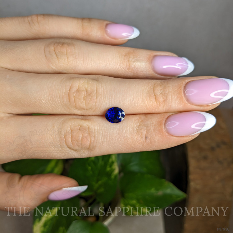 2.02 Ct. Blue Sapphire from Ceylon (Sri Lanka)