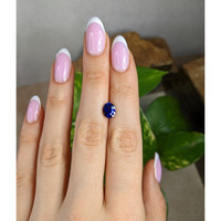 2.02 Ct. Blue Sapphire from Ceylon (Sri Lanka) Life Style