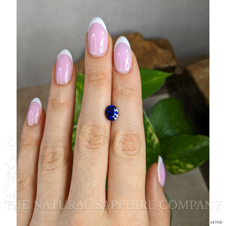2.02 Ct. Blue Sapphire from Ceylon (Sri Lanka)