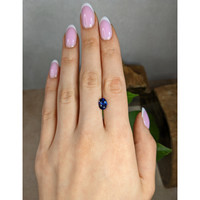 2.20 Ct. Blue Sapphire from Ceylon (Sri Lanka) Life Style