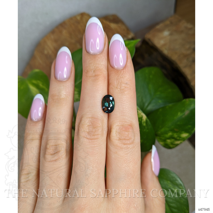 3.20 Ct. Bluish Green Sapphire from Madagascar