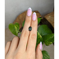 3.20 Ct. Bluish Green Sapphire from Madagascar Life Style
