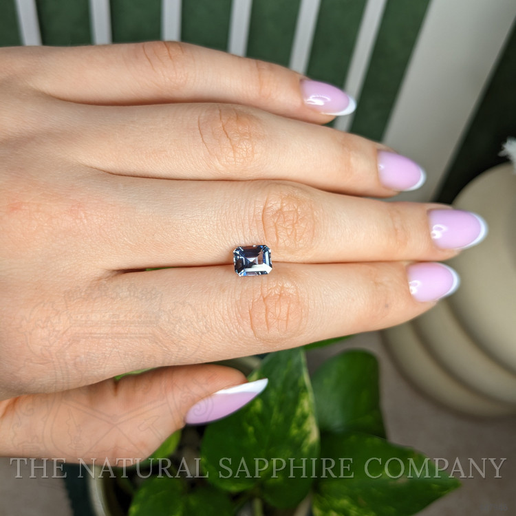 2.04 Ct. Greyish Blue Sapphire from Ceylon (Sri Lanka)