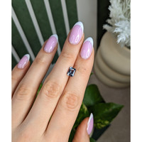 2.04 Ct. Greyish Blue Sapphire from Ceylon (Sri Lanka) Life Style