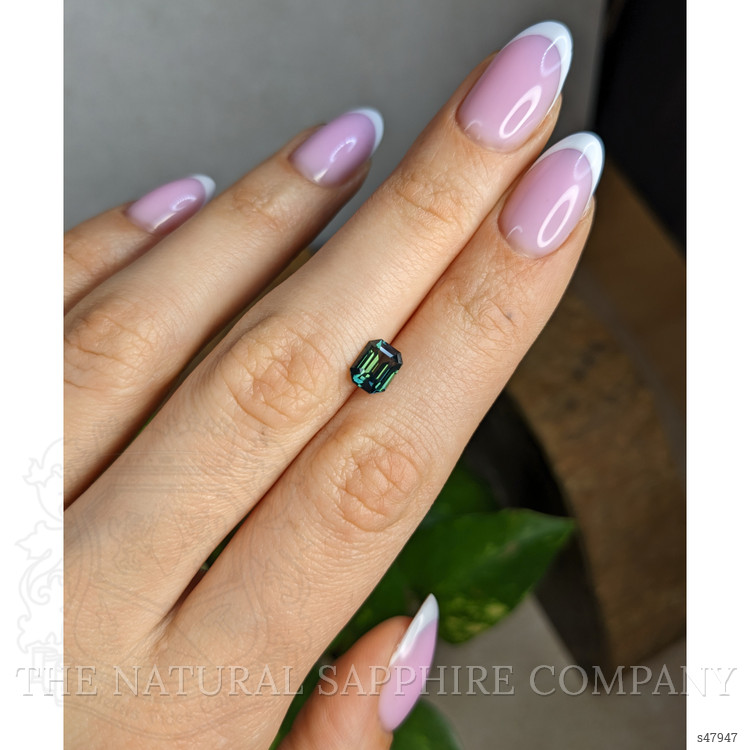 1.52 Ct. Bluish Green Sapphire from Madagascar