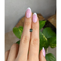 1.06 Ct. Green Sapphire from Madagascar Life Style