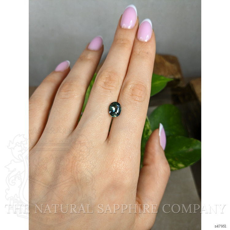 3.01 Ct. Bluish Green Sapphire from Madagascar
