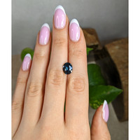 3.39 Ct. Greenish Blue Sapphire from Madagascar Life Style