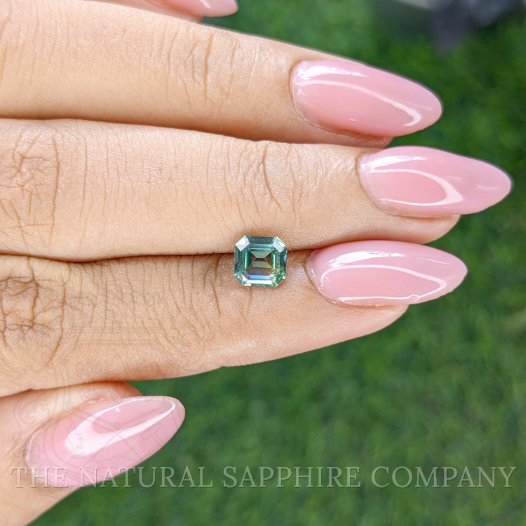 1.14 Ct. Bluish Green Sapphire from Kenya