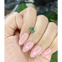 1.14 Ct. Bluish Green Sapphire from Kenya Life Style