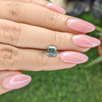 1.20 Ct. Bluish Green Sapphire from Kenya Life Style