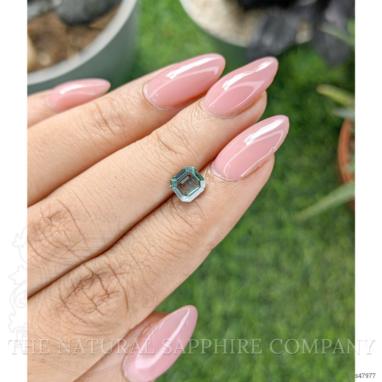 1.20 Ct. Bluish Green Sapphire from Kenya