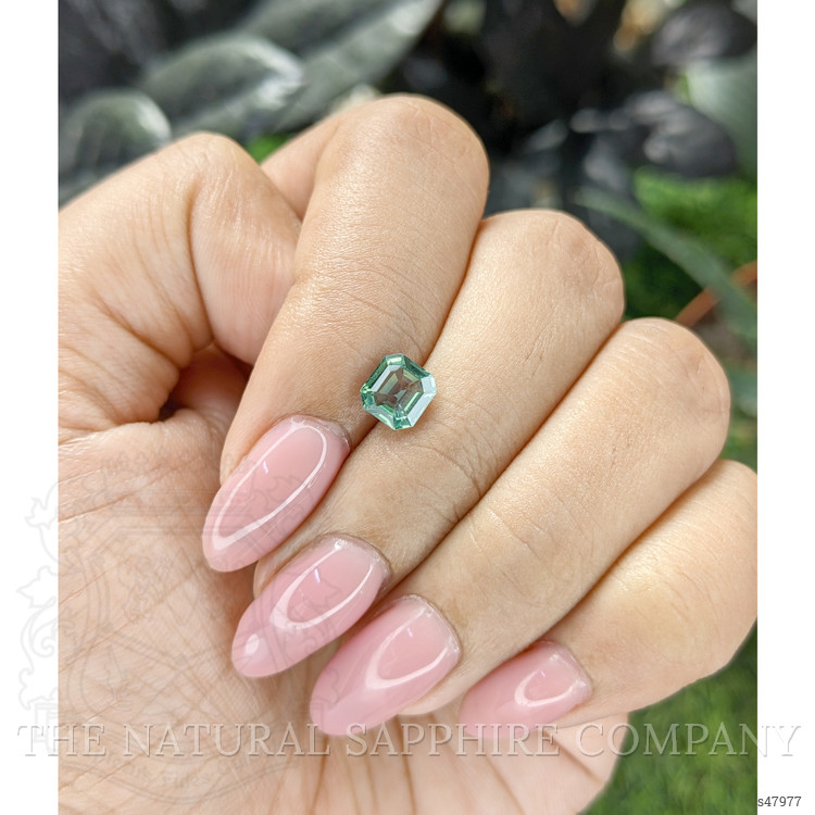 1.20 Ct. Bluish Green Sapphire from Kenya