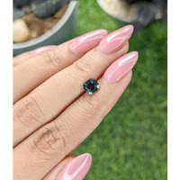 1.14 Ct. Bluish Green Sapphire from Kenya Life Style