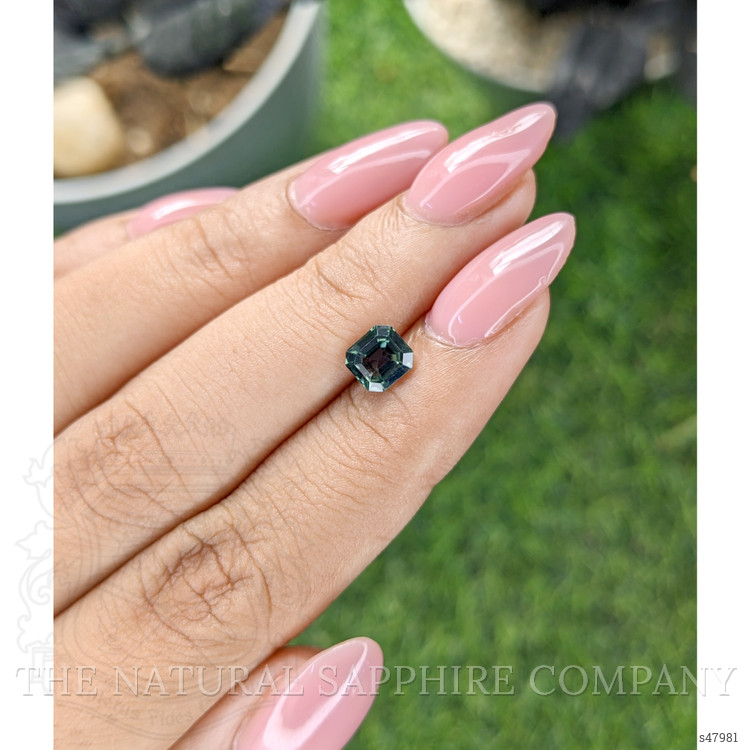 1.14 Ct. Bluish Green Sapphire from Kenya