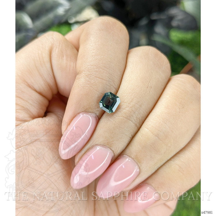 1.14 Ct. Bluish Green Sapphire from Kenya