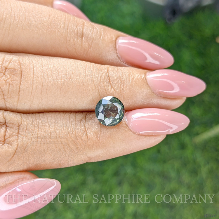 2.58 Ct. Bluish Green Sapphire from Kenya