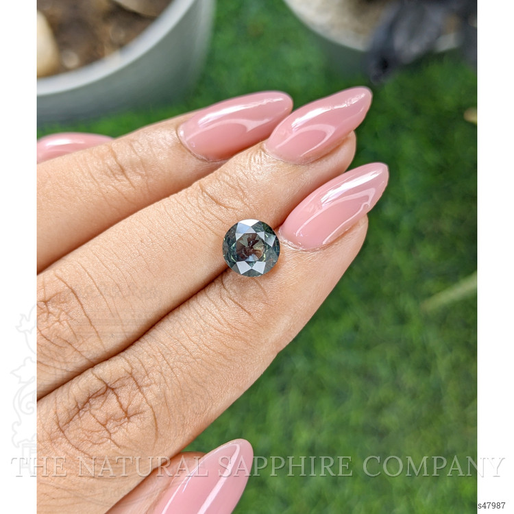 2.58 Ct. Bluish Green Sapphire from Kenya