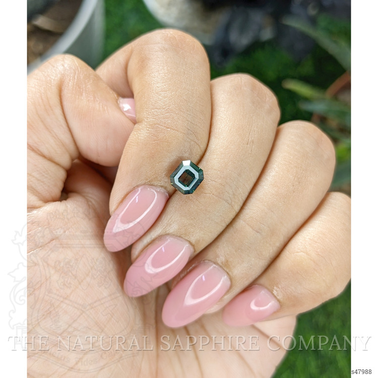1.54 Ct. Bluish Green Sapphire from Kenya