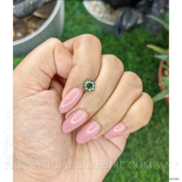 1.26 Ct. Bluish Green Sapphire from Kenya