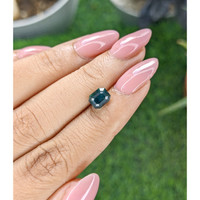 2.00 Ct. Bluish Green Sapphire from Kenya Life Style