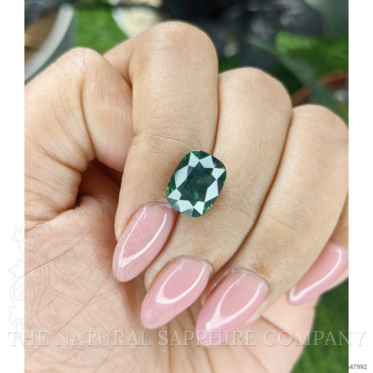 5.07 Ct. Bluish Green Sapphire from Kenya
