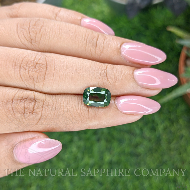 4.09 Ct. Bluish Green Sapphire from Kenya