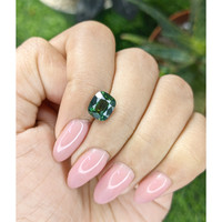 3.01 Ct. Bluish Green Sapphire from Kenya Life Style