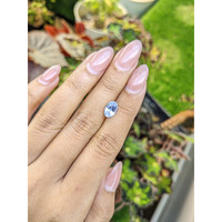 1.96 Ct. Blue Sapphire from Ceylon (Sri Lanka) Life Style