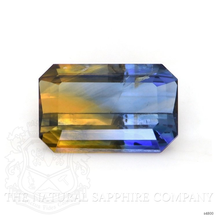 0.82 Ct. Bi Color Sapphire from Ceylon (Sri Lanka)