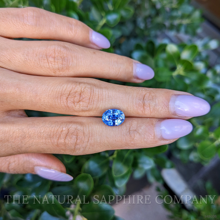 3.80 Ct. Blue Sapphire from Ceylon (Sri Lanka)