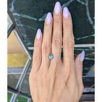 2.32 Ct. Bluish Green Sapphire from Montana Life Style
