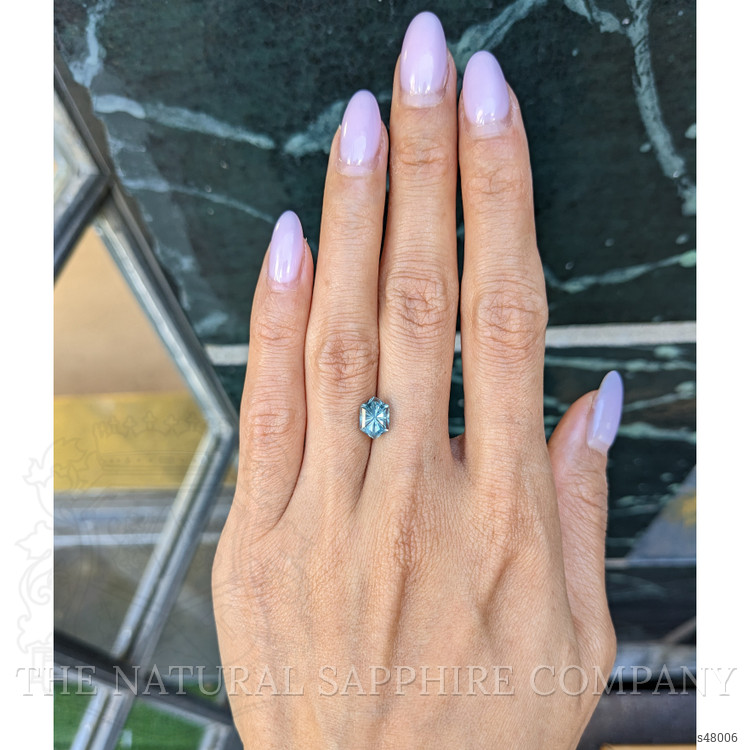 2.32 Ct. Bluish Green Sapphire from Montana