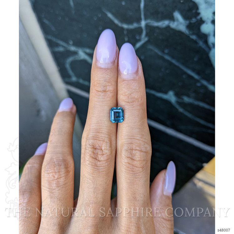 2.37 Ct. Greenish Blue Sapphire from Montana