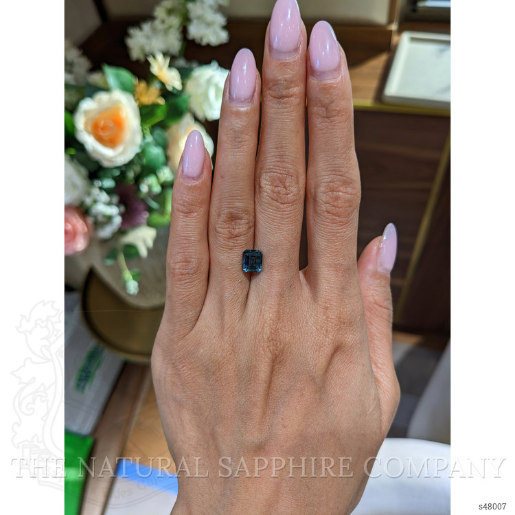 2.37 Ct. Greenish Blue Sapphire from Montana