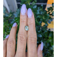 2.14 Ct. Yellowish Green Sapphire from Montana Life Style