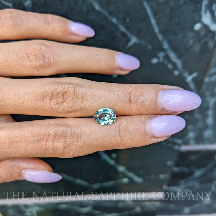 2.00 Ct. Bluish Green Sapphire from Montana