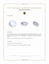 2.63 Ct. Grey Star Sapphire from Ceylon (Sri Lanka) Appraisal
