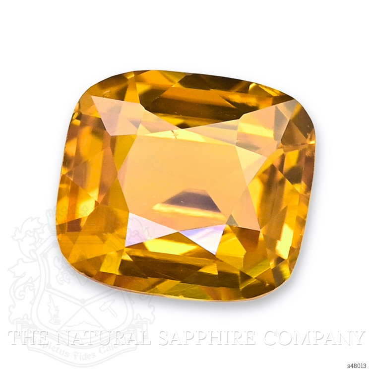 1.32 Ct. Yellowish Orange Sapphire from Ceylon (Sri Lanka)